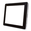 digital tablet with white screen