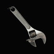 Steel adjustable wrench