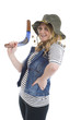 Woman in Oz hat Woman in Oz hat
