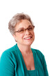 Photo: Beautiful Happy smiling senior woman face Beautiful Happy smiling senior woman face