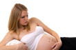 Pregnant Reclining Woman