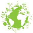 Vector: Green earth Green earth
