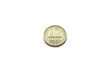 Head of 15 copecks  USSR coin issued in 1961 isolated on white