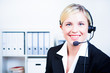 angestellte im callcenter