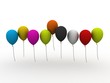 Colored Balloons