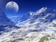 Illustration: colorful fantasy landscape colorful fantasy landscape