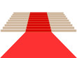 Escaliers avec tapis rouge Escaliers avec tapis rouge