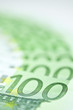 einhundert euro gefächert makro