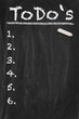 Illustration: Todo Chalkboard Todo Chalkboard