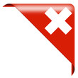 button schweiz flagge