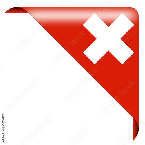 Illustration: button schweiz flagge button schweiz flagge