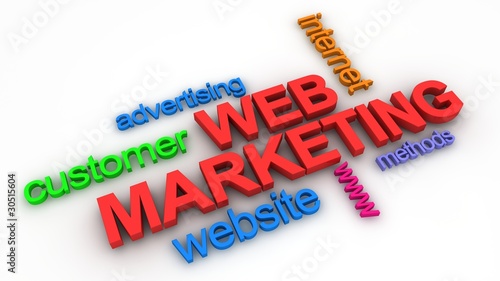 Illustration: Web Marketing Concept Web Marketing Concept