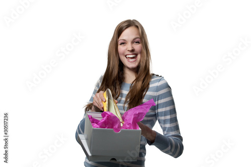 Photo: girl with new shoes girl with new shoes