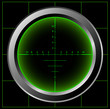 Radar screen or sniper sight