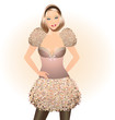 Fashion illustration-Fashion girl Fashion illustration-Fashion girl