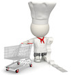 3D chef shopping