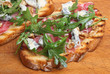 Bruschetta with Parma Ham & Gorgonzola Cheese
