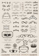 calligraphic design ornaments