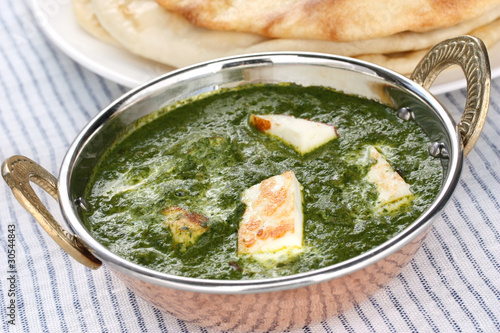 Photo: palak paneer , spinach and cheese curry , indian food palak paneer , spinach and cheese curry , indian food