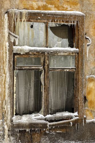 Photo: Window of the abandoned house Window of the abandoned house