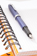 notebook and pen