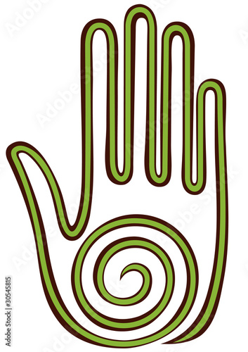Vector: hand symbol hand symbol