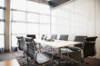 Empty modern conference room in office