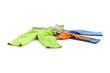 Child's clothing over white