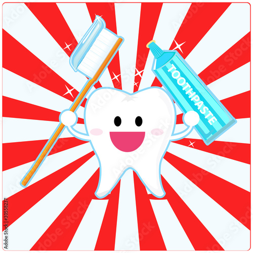 Vector: toothbrush toothbrush