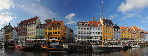 Photo: Copenhagen Nyhavh, historical harbor, Denmark Copenhagen Nyhavh, historical harbor, Denmark