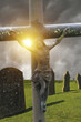 Old crucifixion and cemetery