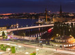 Night scene of the Stockholm City