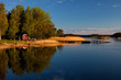 Evening sun in the archipelago.