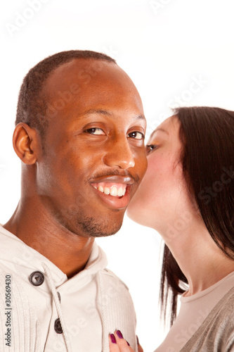 Foto: Whispering something that pleases him Whispering something that pleases him