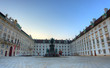 Square in Hofburg, Vienna, Austria