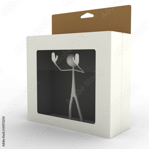 Illustration: Stickman in a Box Stickman in a Box