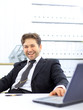 happy businessman in office happy businessman in office