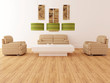 Design interior of elegance modern living room
