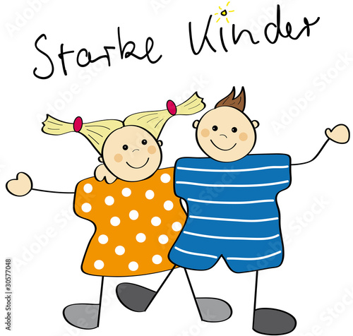 Illustration: Starke Kinder Starke Kinder