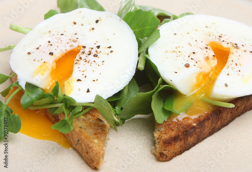 Photo: Poached Eggs on Toast Poached Eggs on Toast