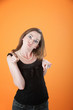 Funny Woman Dancing