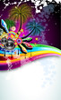 Tropical Disco Dance Background