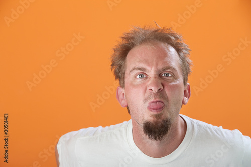 Photo: Man Sticks Out His Tongue Man Sticks Out His Tongue