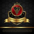 golden label for packing wine golden label for packing wine