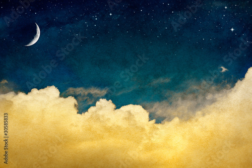 Photo: Moon and Cloudscape Moon and Cloudscape