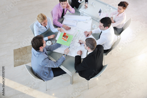Photo: architect business team on meeting architect business team on meeting