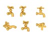 Golden Decorative Taps