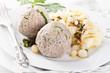 Leberknödel mit Kartoffel