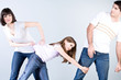 Parents using violence