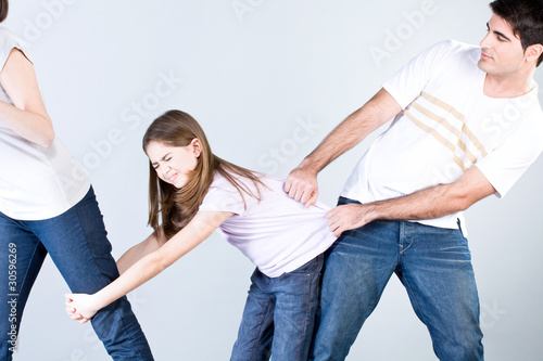 Photo: Violence at home Violence at home